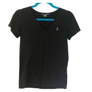 Ralph Lauren Sport V-Neck: Black